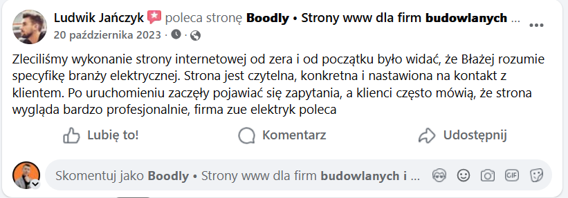 Polecenie Boodly — Ludwik Jańczyk
